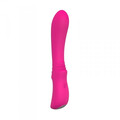 Silikonowy wibrator Convex 9 funkcji USB PINK 904113