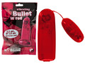 Wibrujące jajko stumulujące Vibrating Bullet in Red 582778