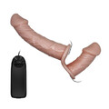 Podwójny penis z pasem i wibracjami Strap-On BW-022060