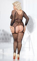 Kostium Ladybird Plus Size Bodystocking Black XL-XXXL 6241-11