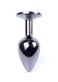 Metalowy korek analny Dark Silver Plug S 64-00029