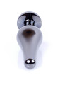 Metalowy korek analny Dark Silver Plug M 64-00056