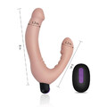 Podwójny Penis strap-on dopochwowy z wibracjami RC Dildo 907231