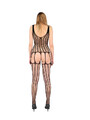 Otwarte Bodystocking w Paski Seksowny Kombinezon Body S/M/L 925811