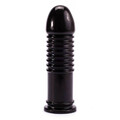 DUŻY KOREK ANALNY Z PRĄŻKAMI DILDO BUMPER 906937