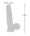 Naturalny penis medycznej jakości z silikonu 20 cm 540273