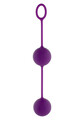 Klasyczne silikonowe kulki miłości gejszy ROCK and ROLL BALLS Purple 9084