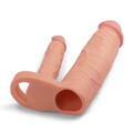 NAKŁADKA Z DILDO DO SEKSU ANALNEGO 2 PENISY 909044