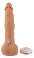 NATURALNY POSUWISTY WIBRATOR PENIS Z JĄDRAMI RC 632978