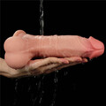 DILDO MIĘKKI PENIS KRĘGOSŁUP RUCHOMA SKÓRA SLIDING-SKIN DONG COCK 7,8 cali 906371