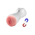 Biały Masturbator Pulsacyjny Wagina 14 Funkcji USB FOLIA 63-00038-1