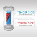 Tenga Dual Feel Cup Żelowy Masturbator Dwa otwory 972470