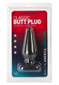 Korek analny Classic Butt Plug Smooth Medium Black 0244-05-CD