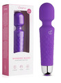 Silikonowy masażer waginy 18 funkcji USB Purple 663637