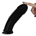 DUŻY KOREK ANALNY Z PRĄŻKAMI DILDO BUMPER 906937