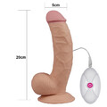 Penis z wibracjami Ultra Soft Dildo 8,5 cali 900263