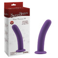 DILDO ANALNE PEGGING SILIKONOWE FIOLETOWE 15 X 3 CM 684691