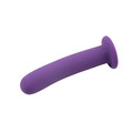 DILDO ANALNE PEGGING SILIKONOWE FIOLETOWE 15 X 3 CM 684691