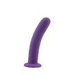 DILDO ANALNE PEGGING SILIKONOWE FIOLETOWE 15 X 3 CM 684691