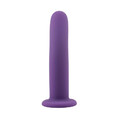 DILDO ANALNE PEGGING SILIKONOWE FIOLETOWE 15 X 3 CM 684691