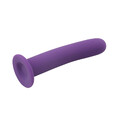 DILDO ANALNE PEGGING SILIKONOWE FIOLETOWE 15 X 3 CM 684691