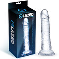 DILDO DONG ŻELOWY PENIS NA PRZYSSAWCE GLAZED Realistic Dildo 19 cm 799703