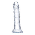 DILDO DONG ŻELOWY PENIS NA PRZYSSAWCE GLAZED Realistic Dildo 19 cm 799703