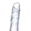 DILDO DONG ŻELOWY PENIS NA PRZYSSAWCE GLAZED Realistic Dildo 19 cm 799703