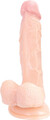 ANATOMICZNY PENIS Z JĄDRAMI DLA KOBIET DILDO KIRC 762010