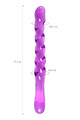 Dwustronne żelowe dildo Double-End TANZA 762009