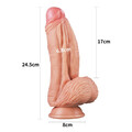 OGROMNE DILDO Z PRZYSSAWKĄ GRUBY SZTUCZNY PENIS XXL 909518