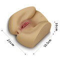 REPLIKA ODLEW POCHWY I ODBYTU MASTURBATOR 3D WAGINA ANUS BRUCH 1,8 KG 90753