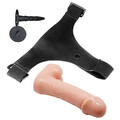 PENIS NA PASKU DLA KOBIET STRAP-ON PROTEZA Z JĄDRAMI BW-022009