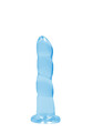 ŻELOWE DILDO ANALNE Z PRZYSSAWKĄ 17 CM BLUE 580554