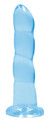 ŻELOWE DILDO ANALNE Z PRZYSSAWKĄ 17 CM BLUE 580554