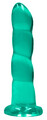 ŻELOWE DILDO ANALNE Z PRZYSSAWKĄ 17 CM GREEN 580561