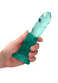 ŻELOWE DILDO ANALNE Z PRZYSSAWKĄ 17 CM GREEN 580561