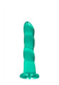 ŻELOWE DILDO ANALNE Z PRZYSSAWKĄ 17 CM GREEN 580561