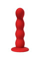 KULISTY KOREK ANALNY DILDO KULKI FAVORITE RED 357018