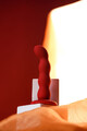 KULISTY KOREK ANALNY DILDO KULKI FAVORITE RED 357018