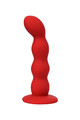 KULISTY KOREK ANALNY DILDO KULKI FAVORITE RED 357018