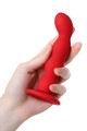 KULISTY KOREK ANALNY DILDO KULKI FAVORITE RED 357018