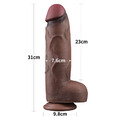 WIELKI MURZYŃSKI GRUBY PENIS DILDO XXL 12" 900683