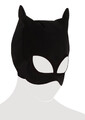 Czarna Maska Kota w Wyglądzie Nubuku 002245