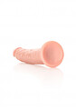 DILDO, CHUDY PENIS Z PRZYSSAWKĄ BEZ JĄDER SLIM 18 CM 625637