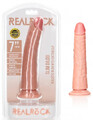 DILDO, CHUDY PENIS Z PRZYSSAWKĄ BEZ JĄDER SLIM 18 CM 625637