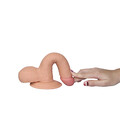 Elastyczny sztuczny penis z jądrami DILDO Ultra Soft 7,5 cali 900201