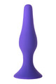 Purpurowy silikonowy korek analny Butt Plug 761302