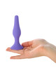 Purpurowy silikonowy korek analny Butt Plug 761302