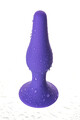 Purpurowy silikonowy korek analny Butt Plug 761302